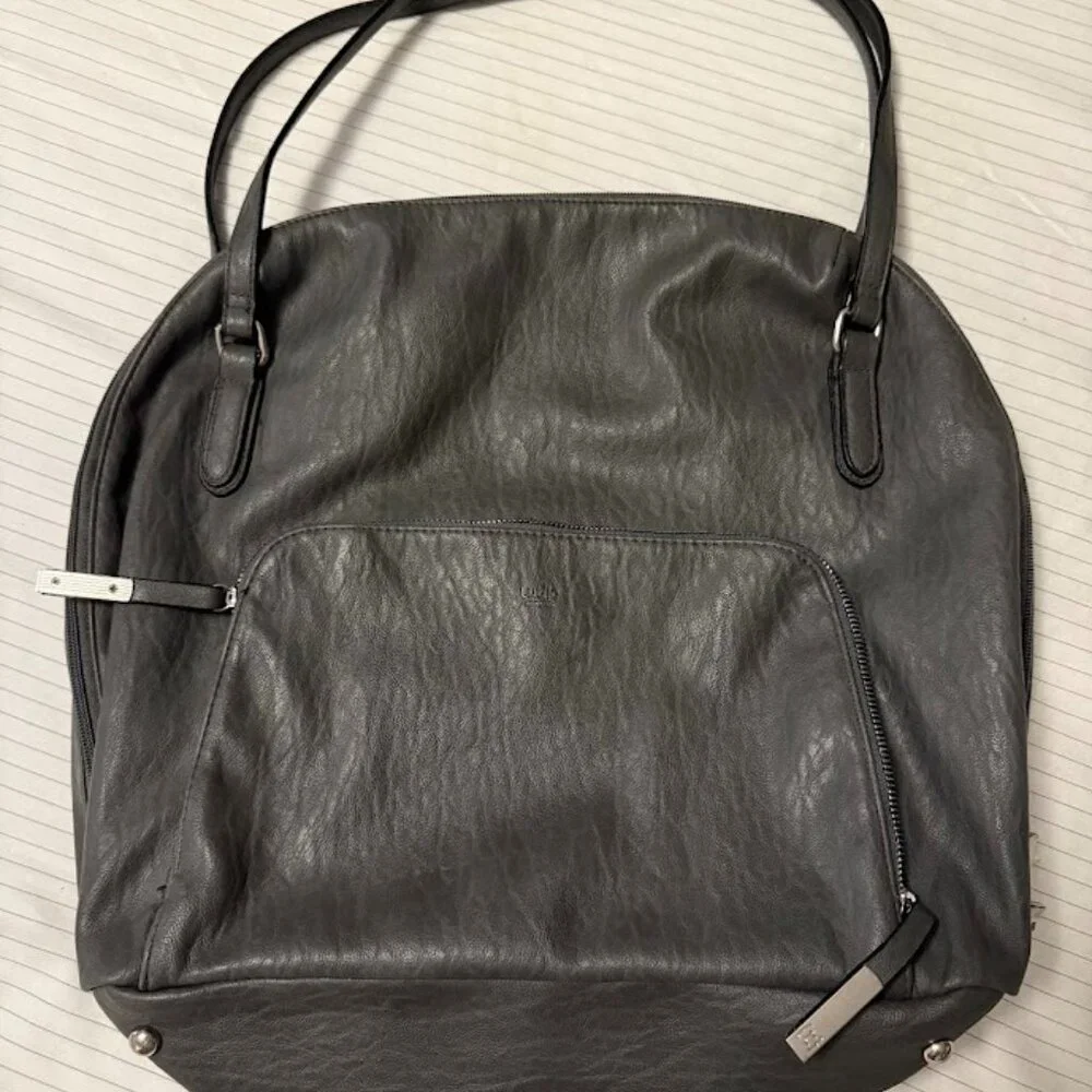 Tutilo NY‎ Vegan Leather Shoulder Laptop multi compartment Bag